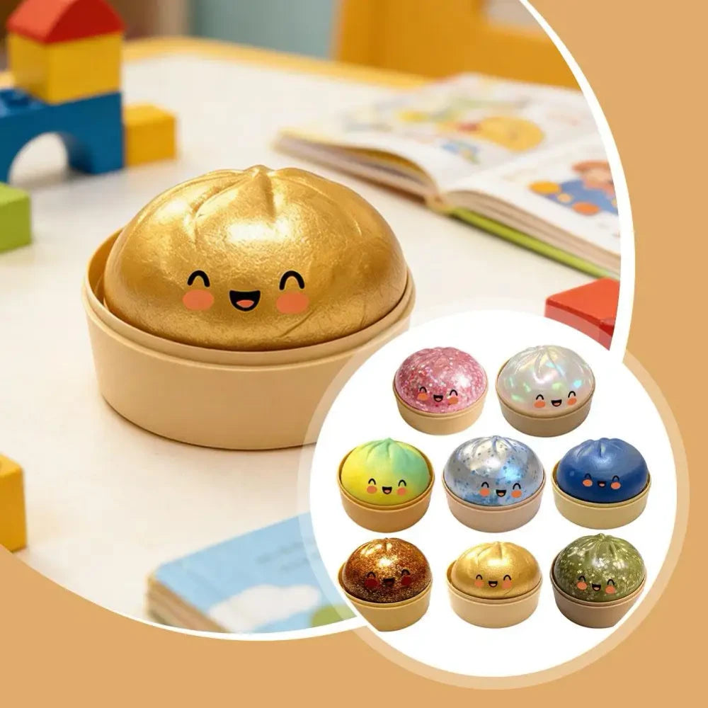 Squishy Steamed Bun Stress Toy