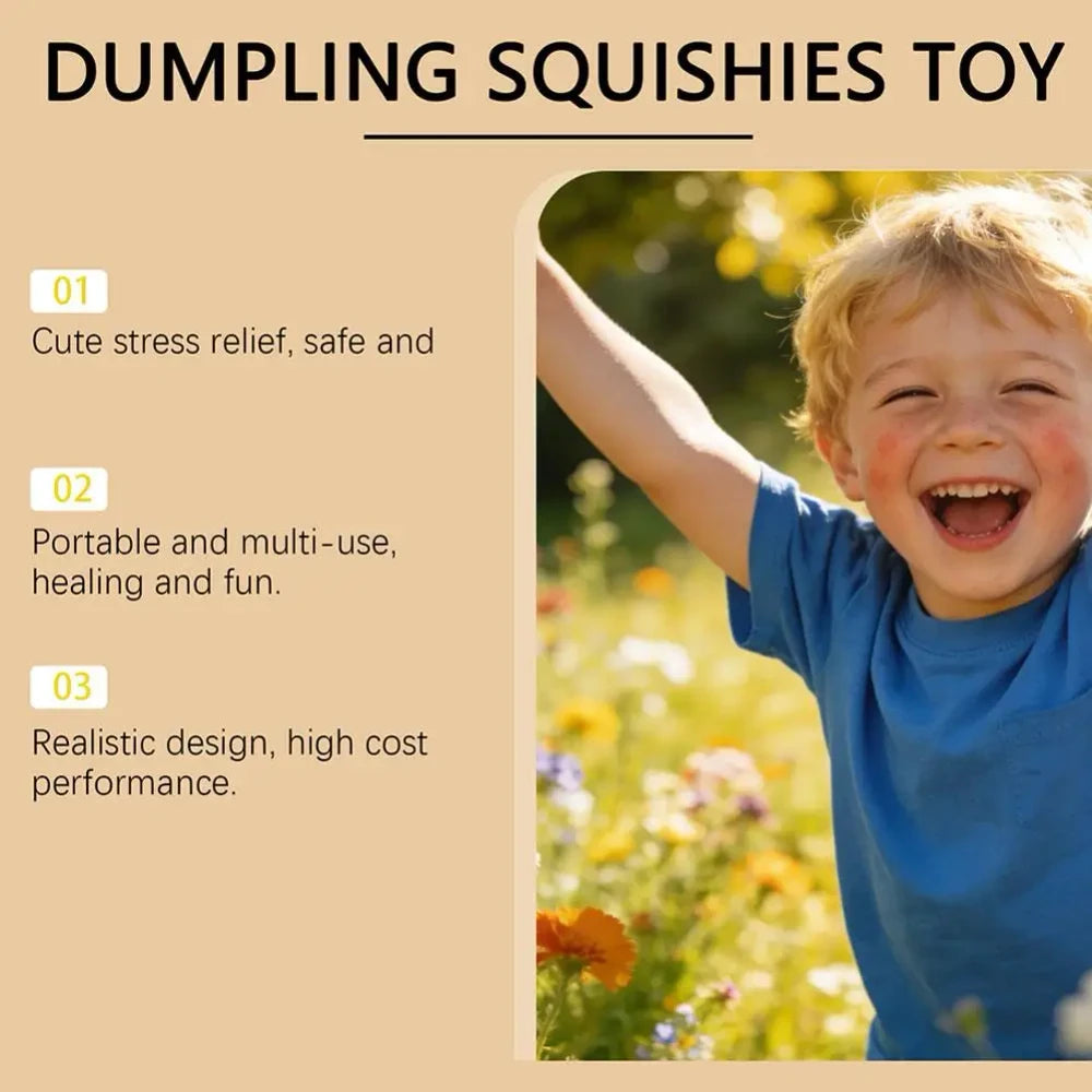 Squishy Steamed Bun Stress Toy