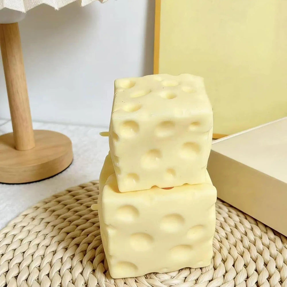 Square Cheese Ball Squishy Toy