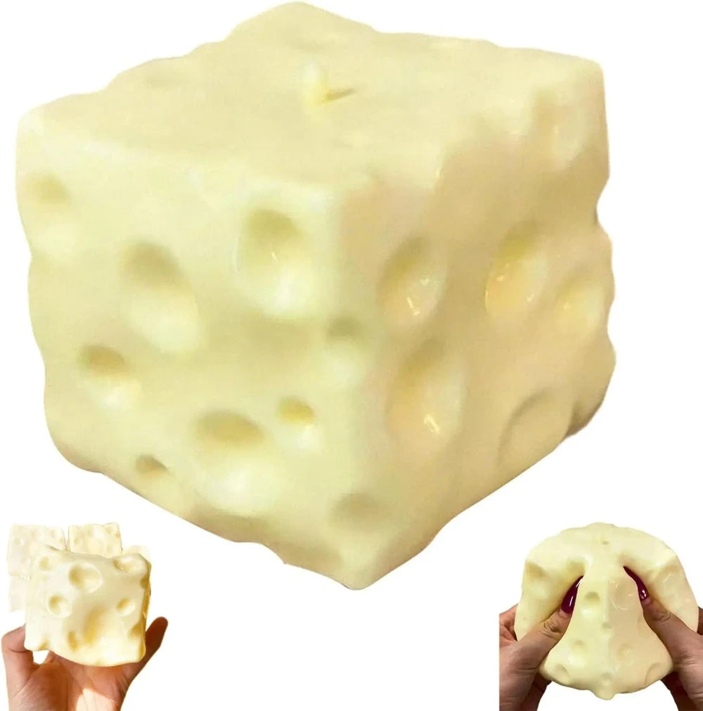 Square Cheese Ball Squishy Toy