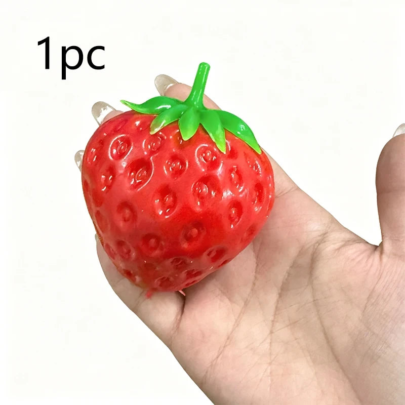 Strawberry Crunchy Stress Ball Fidget Toy