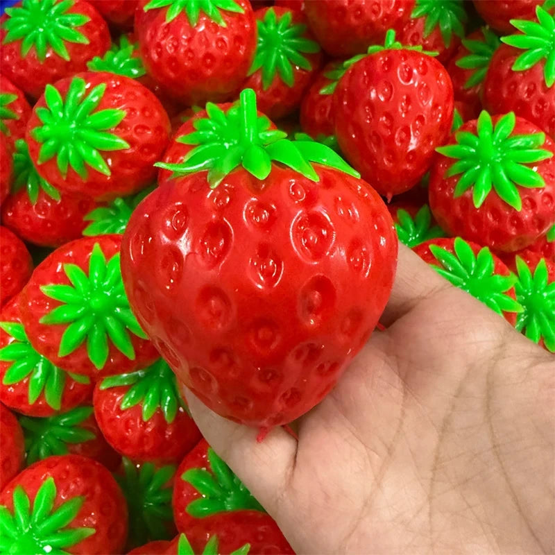 Strawberry Crunchy Stress Ball Fidget Toy