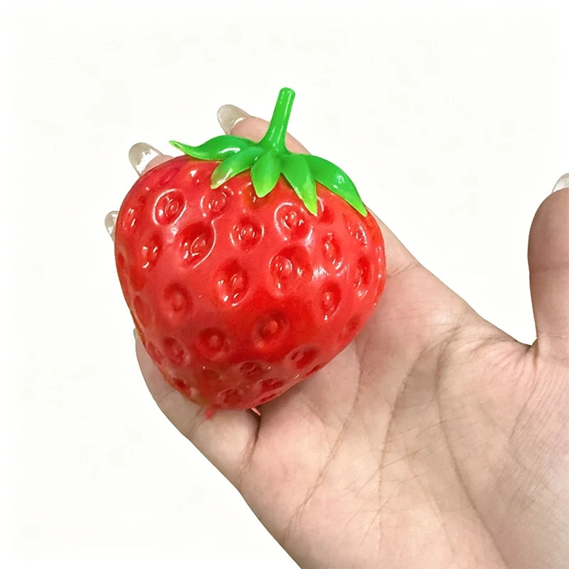 Strawberry Crunchy Stress Ball Fidget Toy
