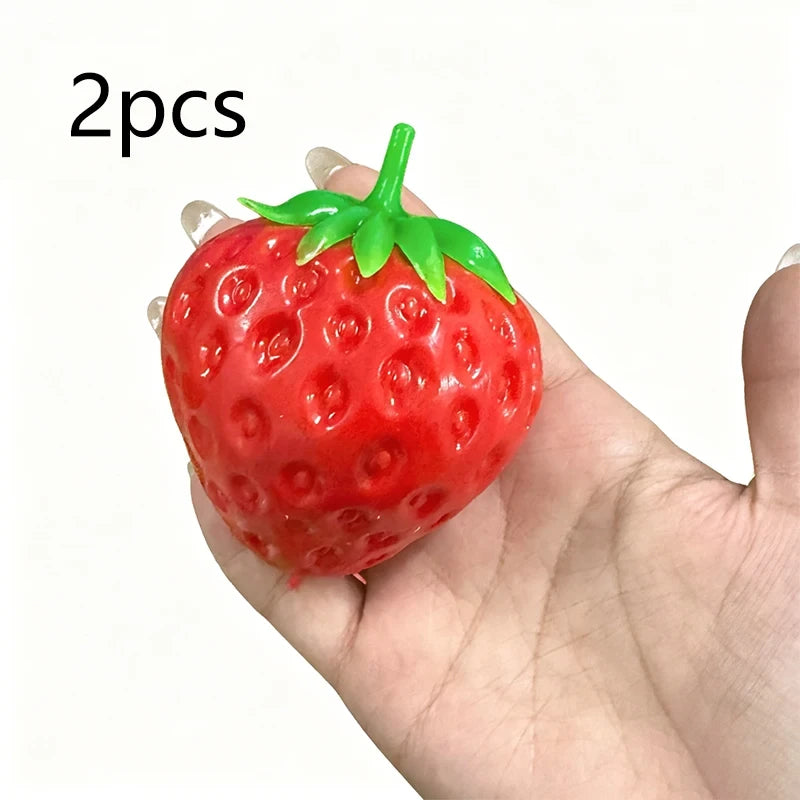 Strawberry Crunchy Stress Ball Fidget Toy