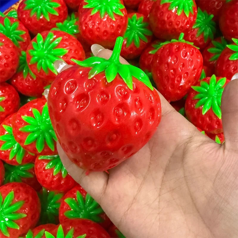 Strawberry Crunchy Stress Ball Fidget Toy