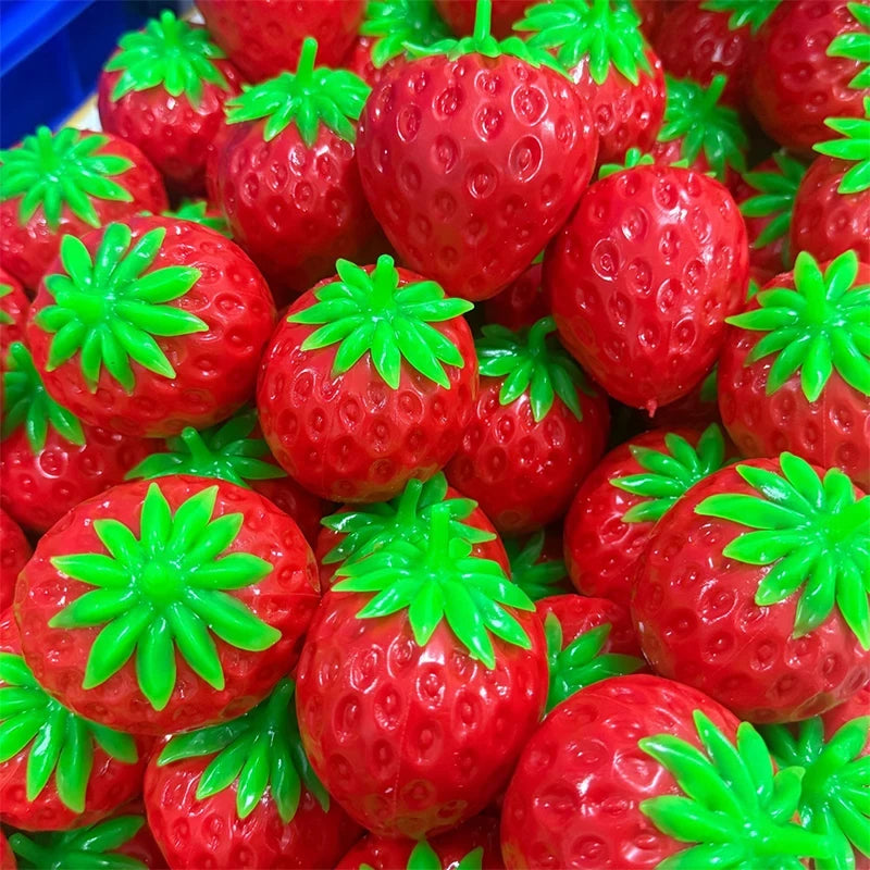 Strawberry Crunchy Stress Ball Fidget Toy