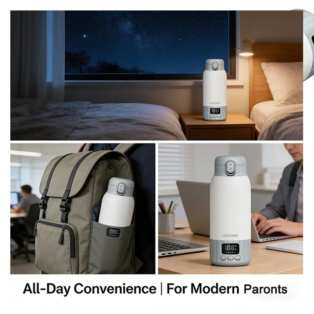 Portable Electric Heating Baby Milk Warmer